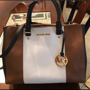 Authentic Michael kors two tone tote